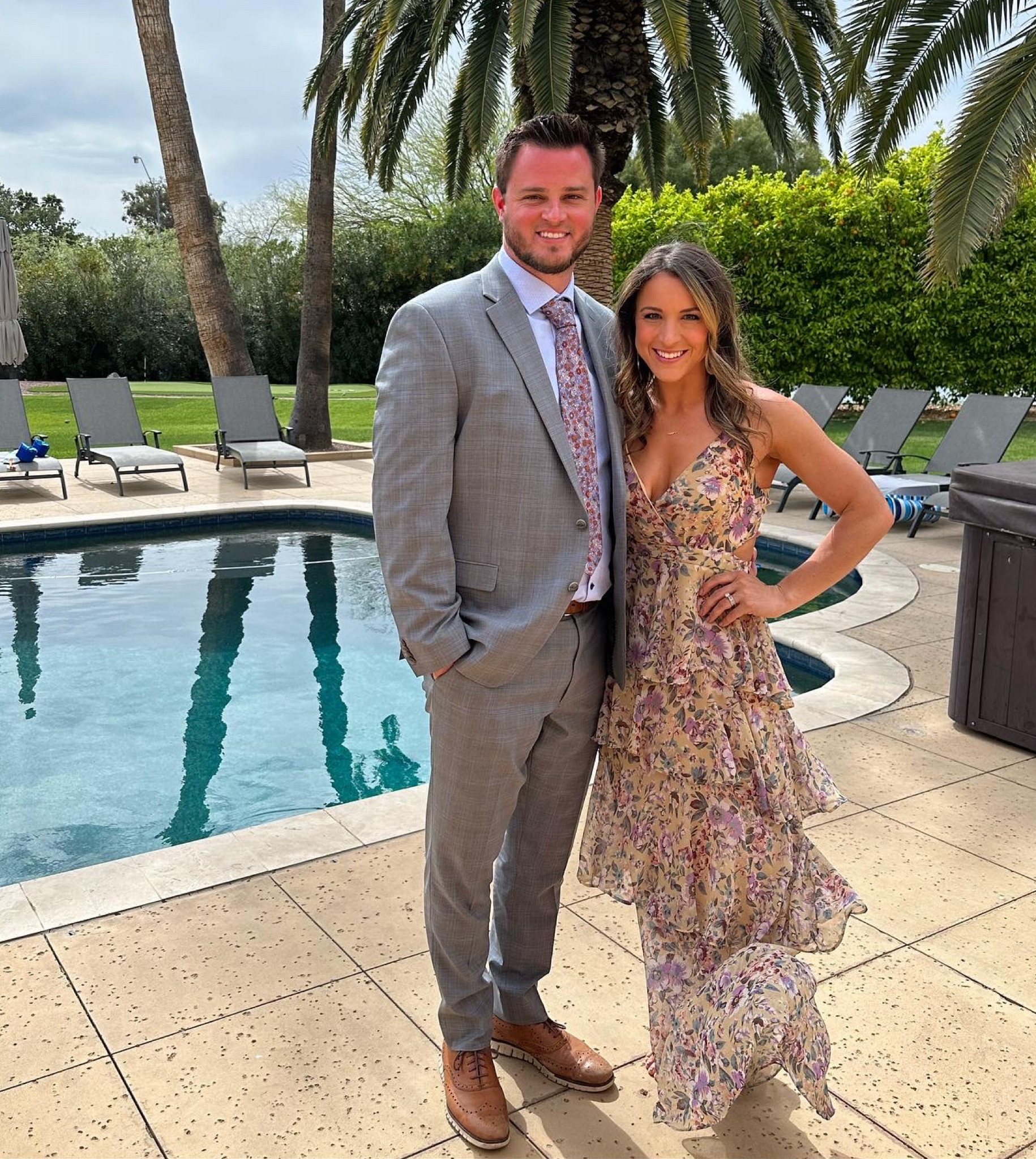 Spring wedding guest dress, floral maxi dress, vacation style, clear heels

#LTKwedding #LTKunder100 #LTKSeasonal