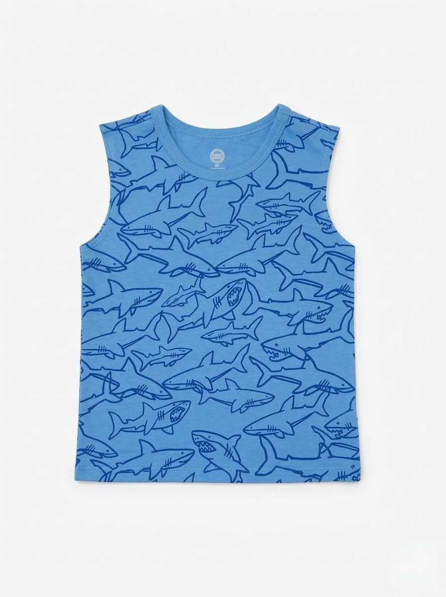 Wonder Nation Toddler Boys Muscle Tank, Sizes 18M-5T | Walmart (US)