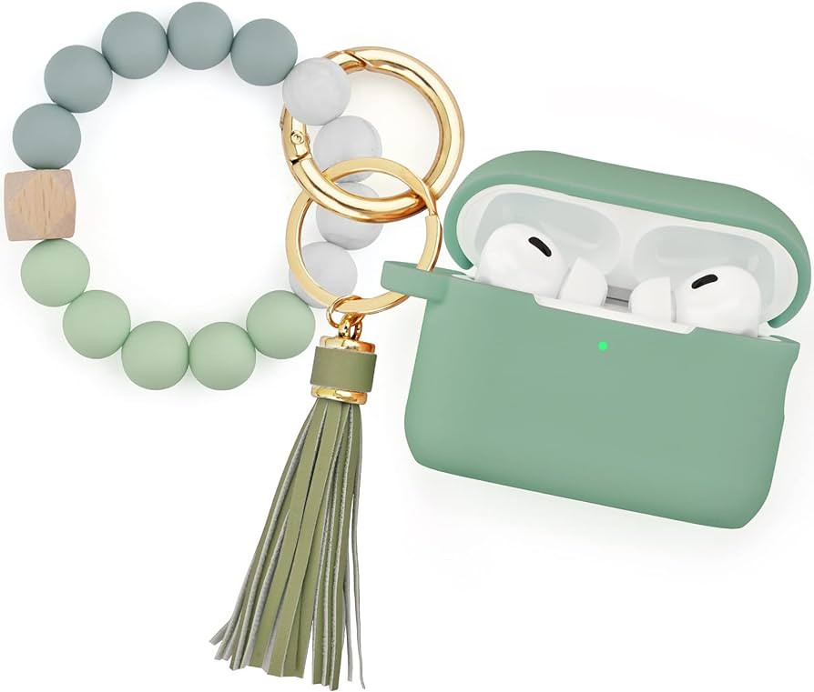 Airpods Pro 2nd Generation Case Cover 2022, Cute Silicone Protective Case with Bracelet Keychain ... | Amazon (US)