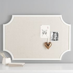 No Nails Scallop Framed Pinboard (24"x36") | Pottery Barn Teen