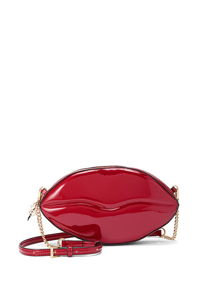 Buy Lips Crossbody Bag, Red Lacquer - Order Bags online - Victoria's Secret US | Victoria's Secret (US / CA )