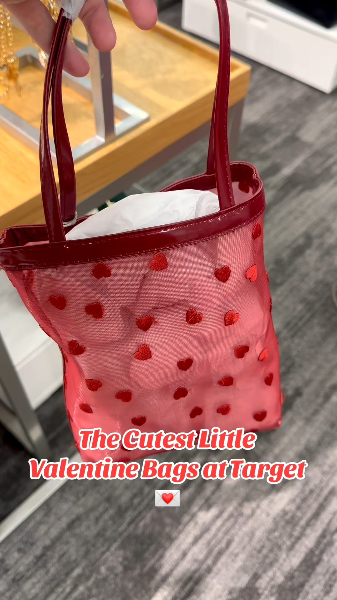 Just casually fell in love in the Target accessories section 💕
These mini Valentine bags are giving cute, flirty, and unnecessary (but coming home with me anyway) 💋 #targetfinds #targetrun #pursetok #momstyle #valentinesday

#LTKValentine #LTKSeasonal #LTKootd