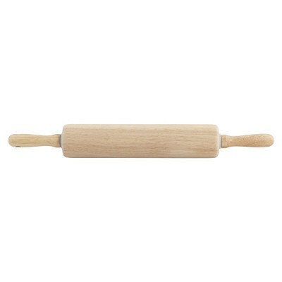 GoodCook Ready Wood Rolling Pin: Multicolor Handled Roller for Baking & Food Prep, 20.3" Length, Hand Wash | Target