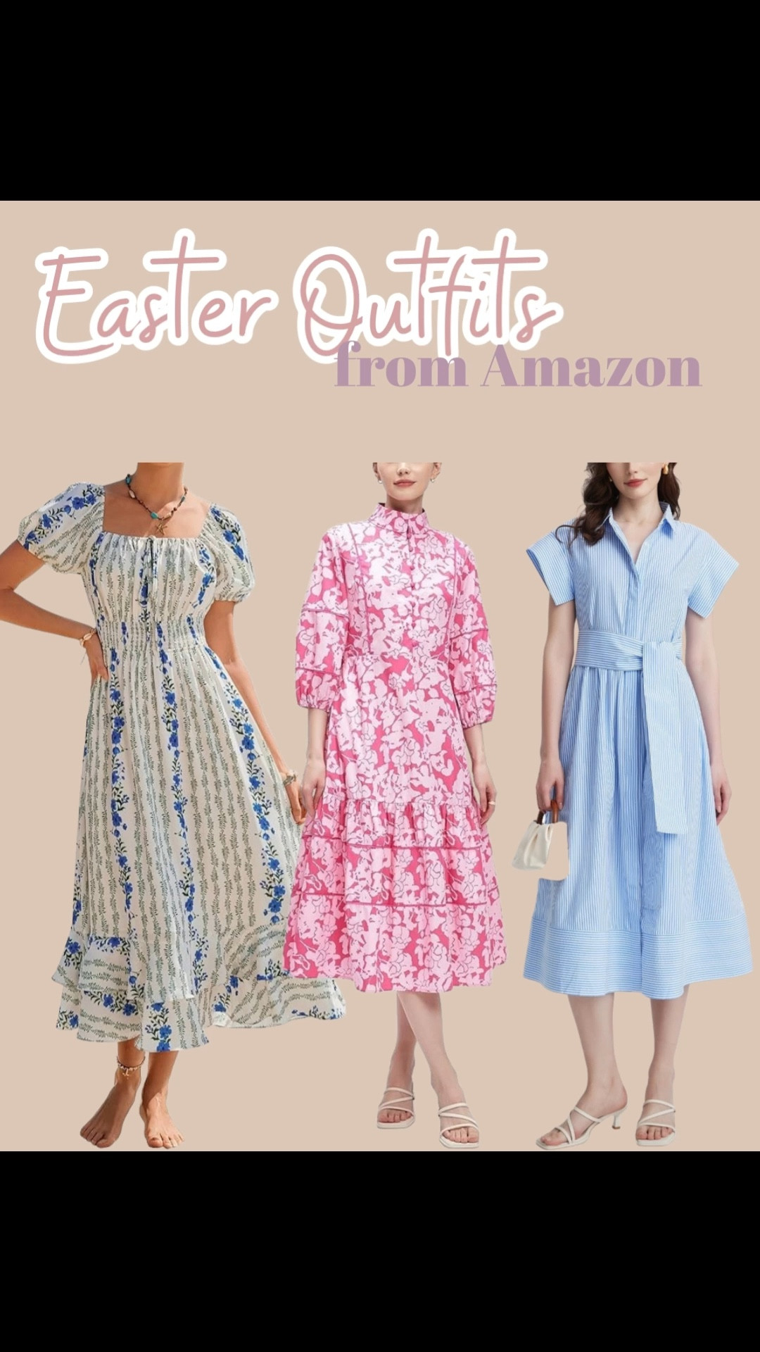 Easter dresses from Amazon! 

Amazon dresses, Amazon dress, spring dress, floral dress, Easter outfit, church outfit, Amazon finds, Amazon fashion, spring outfit ideas from Amazon, wedding guest dresses, workwear dresses, maxi dress, blue dress, pink dresss

#LTKWorkwear #LTKWedding #LTKSeasonal