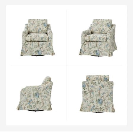 Slipcovered upholstered swivel chairs! 

#LTKSaleAlert #LTKHome