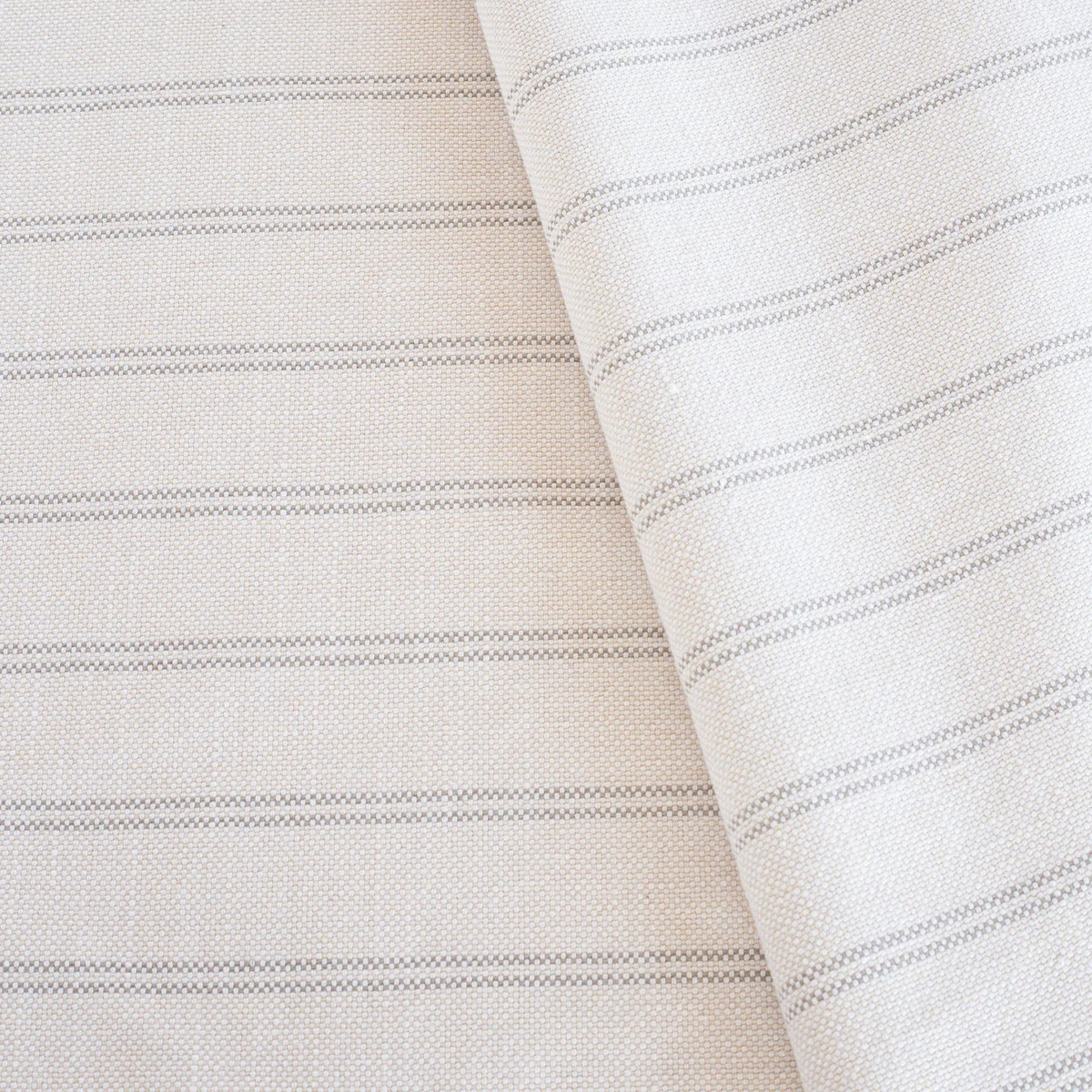 Farina Stripe Fabric, Birch | Tonic Living