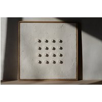 Wabi Sabi Art | Japandi Decor 3D Large Wall Textured Cream Minimal Decor| Texture Art| White | Etsy (US)