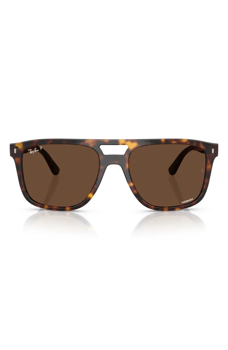 Ray-Ban Chromance 55mm Polarized Square Sunglasses | Nordstromrack | Nordstrom Rack
