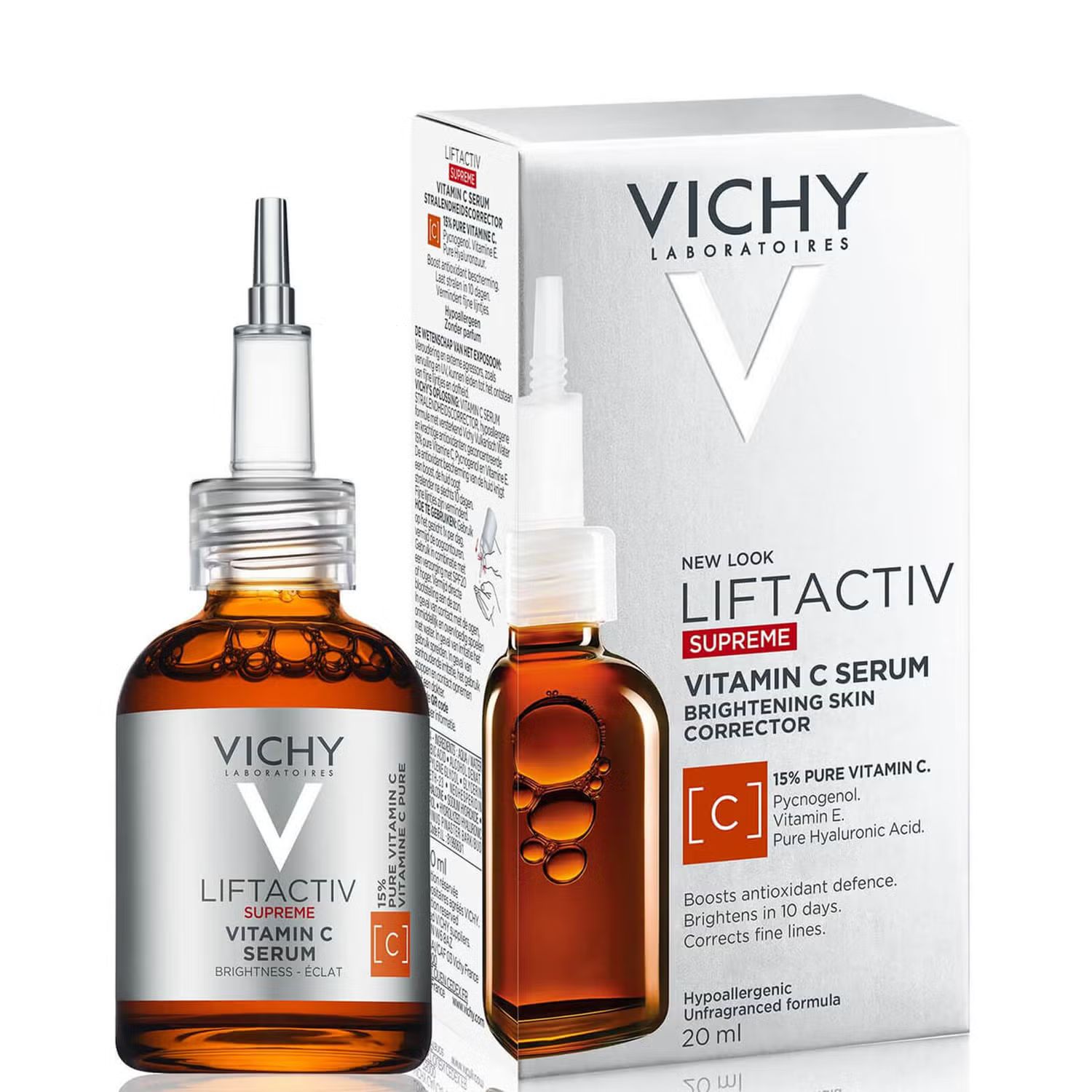 VICHY Liftactiv Supreme 15% Pure Vitamin C Brightening Serum 20ml | Look Fantastic (ROW)