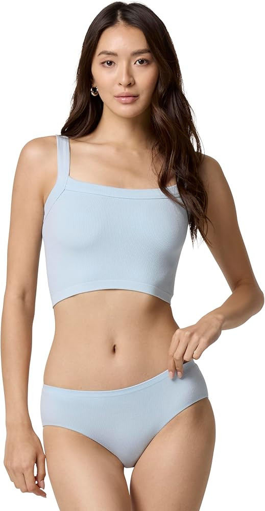 Florence by Mills Women's Softie Seamless Scoop Neck Tank Top | Amazon (US)