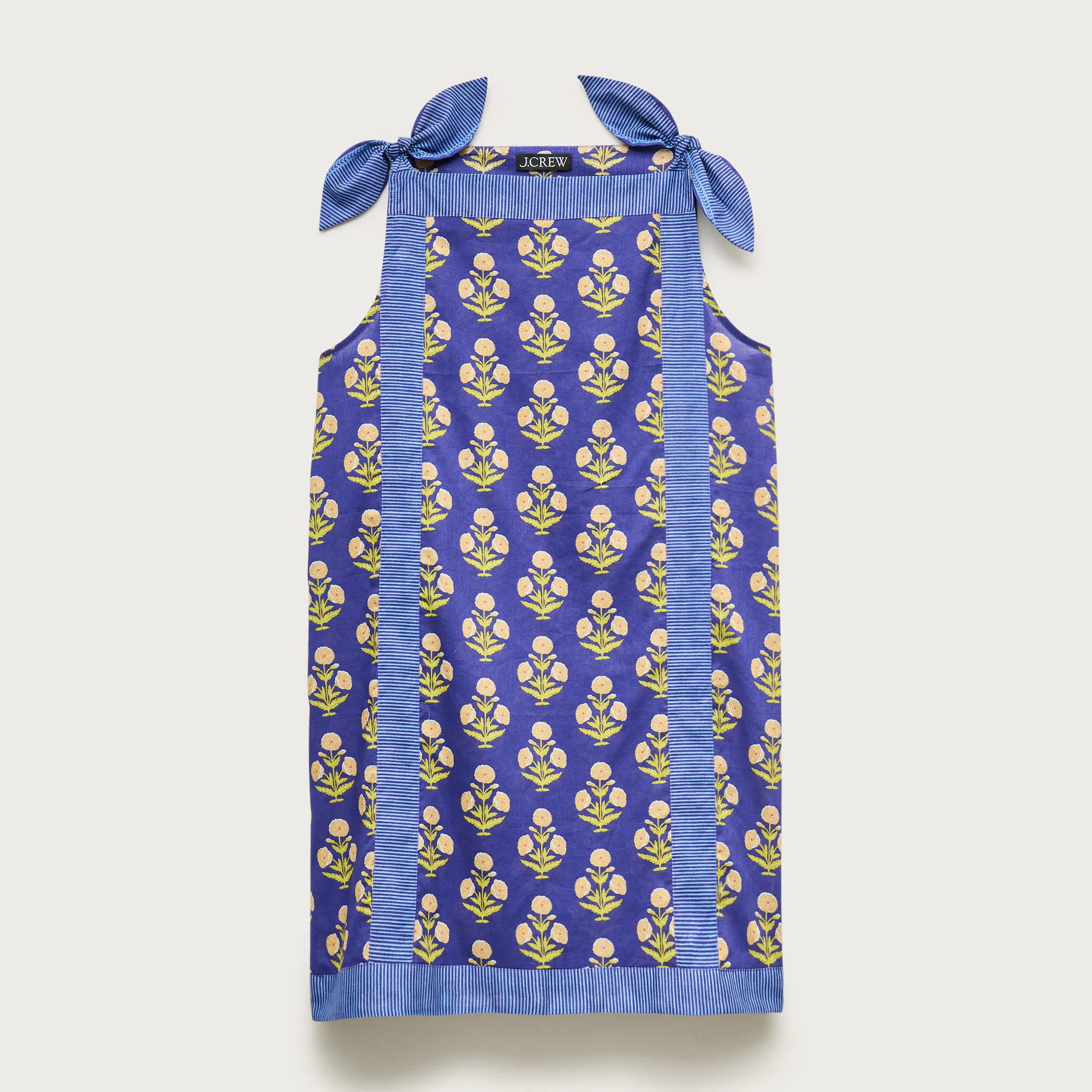 Sadie beach dress in cotton voile marigold block print | J. Crew US