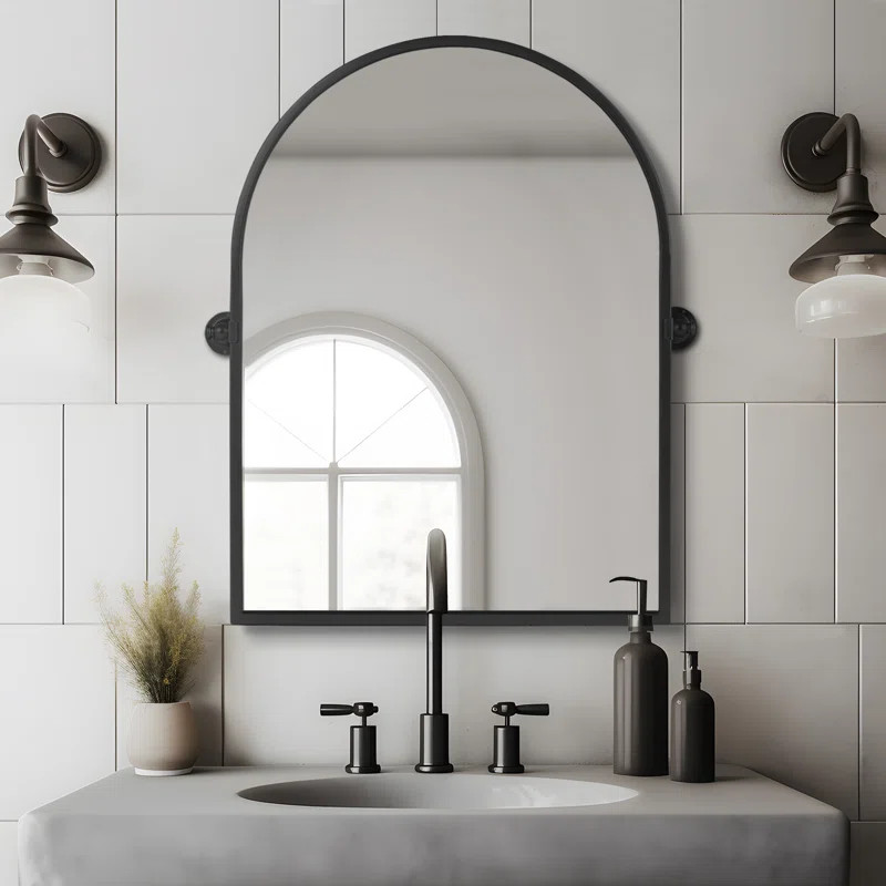 Kelly Clarkson Home Breve Arch Metal Wall Mirror with Tilted Frame & Reviews | Wayfair | Wayfair North America