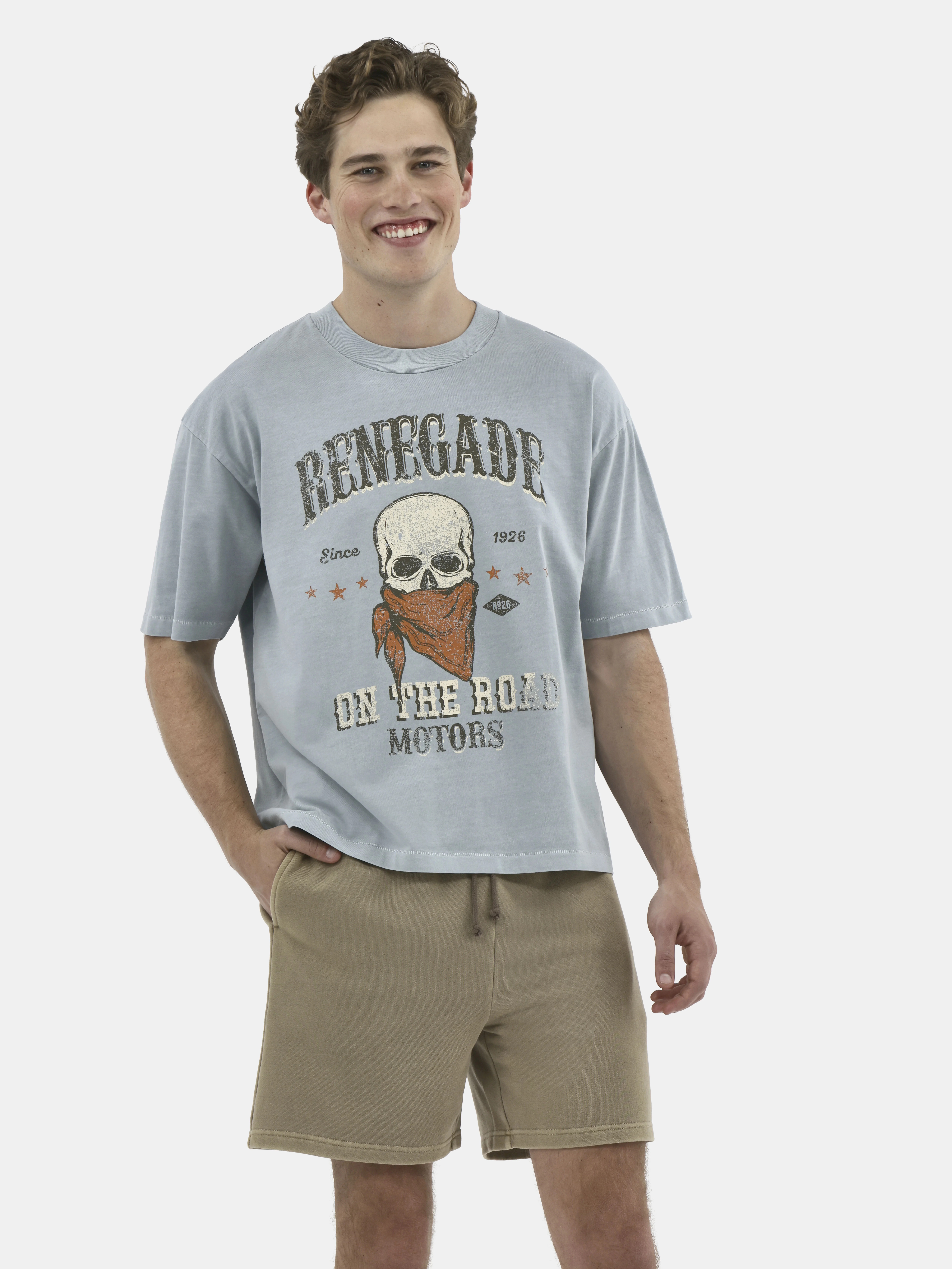 No Boundaries Graphic Crop Tee, Men's & Big Men's - Walmart.com | Walmart (US)