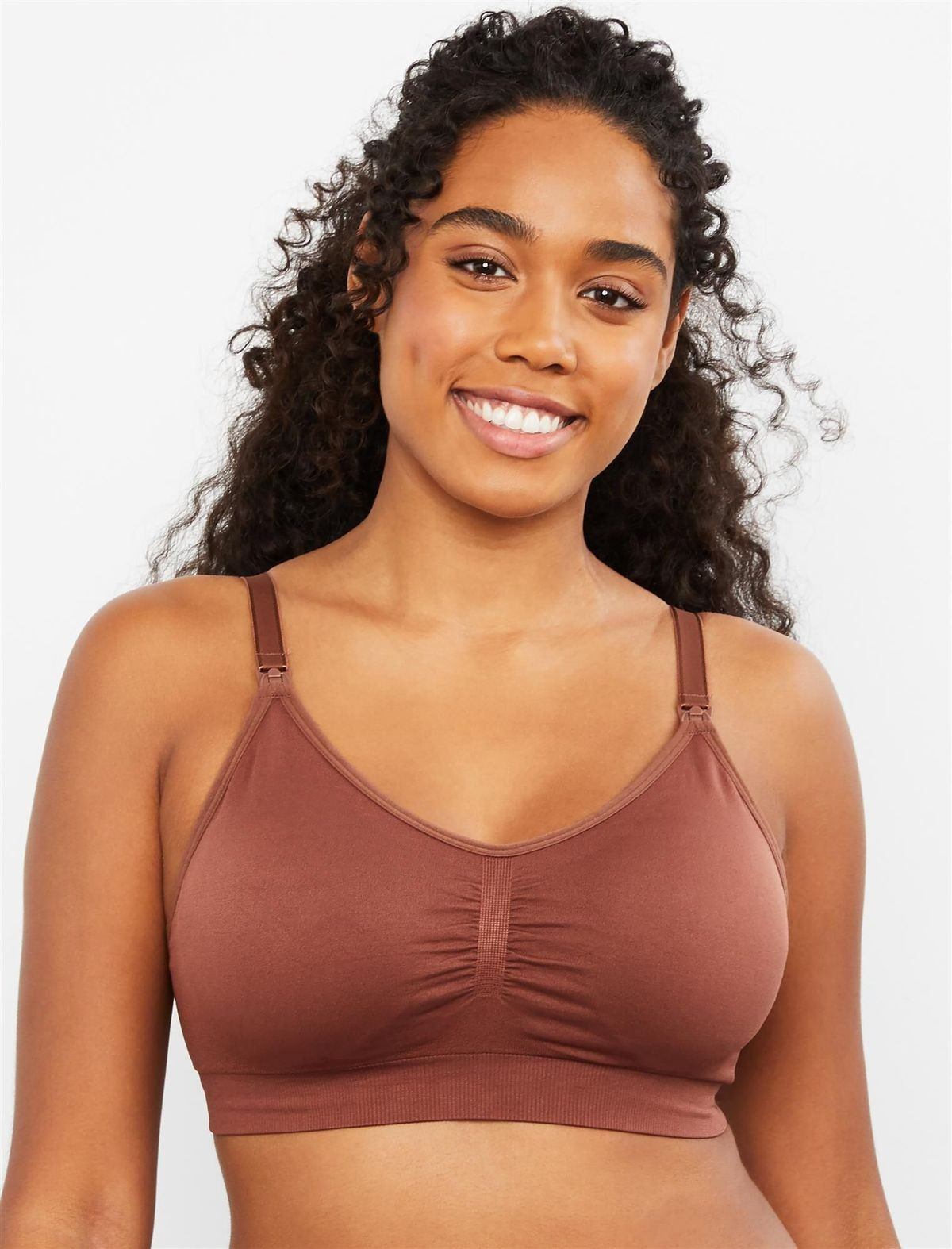 Full Coverage Seamless Nursing & Maternity Bra (D+ Cup Sizes) | Motherhood Maternity