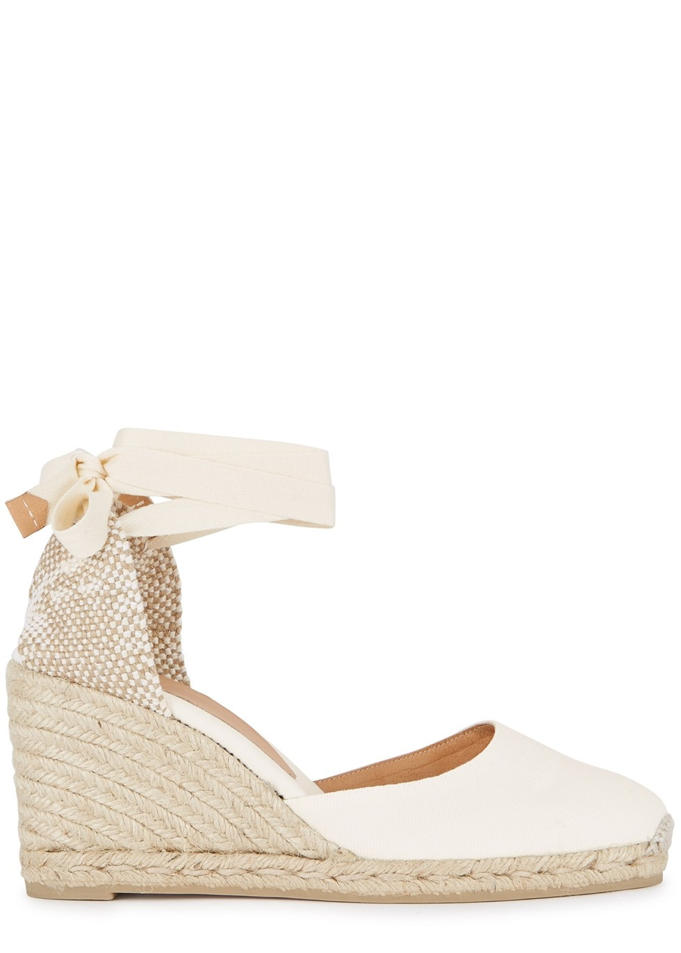 Carina 80 white canvas wedge espadrilles | Harvey Nichols (Global)