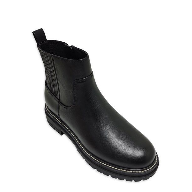 Time and Tru Women's Lug Chelsea Boot (Wide Width Available) | Walmart (US)