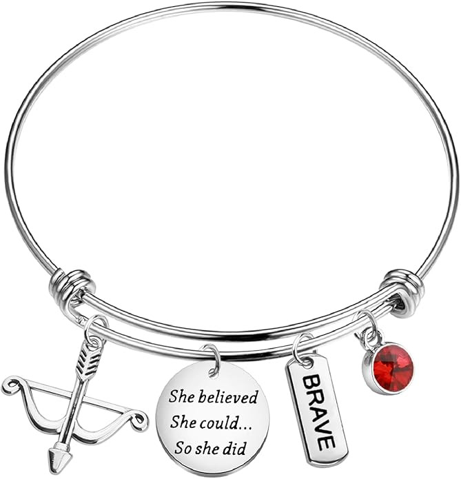 FAADBUK Cartoon Movie Inspired Bracelet Merida Lover Gift Merida Fan Gift Cartoon Movie Charm | Amazon (US)