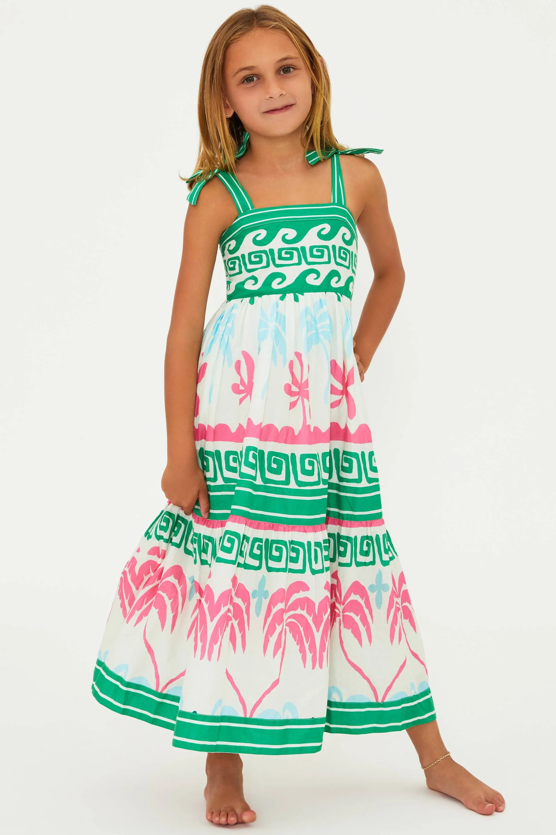 Little Cami Dress Tropical Palm | Girls' Dresses | Beach Riot | Beach Riot