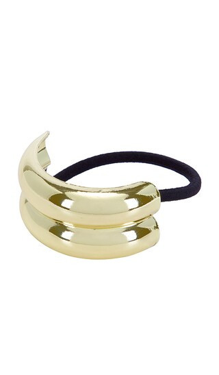 Jordan Road Double Hair Cuff in 14k Gold in Metallic Gold. | Revolve Clothing (Global)