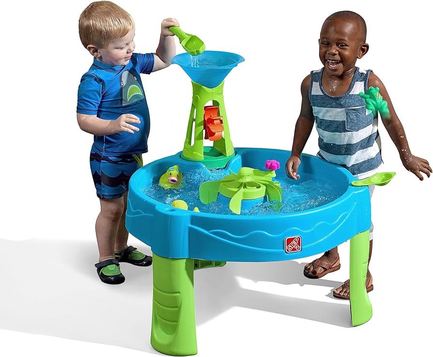Step2 Duck Dive Kids Water Table with Water Tower & 5-Pc Accessory Set – Multicolor | Amazon (US)