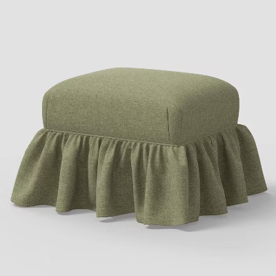 Ruffle Skirt Ottoman - Threshold™ designed with Studio McGee | Target