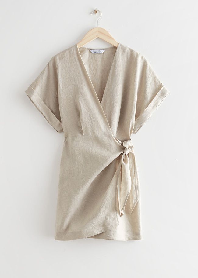 Linen Wrap Mini Dress | & Other Stories (EU + UK)