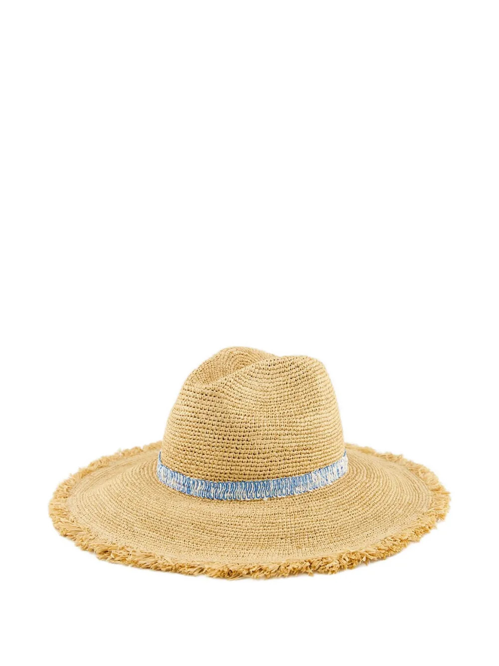 Borsalino rafia crochet hat - Neutrals | Farfetch Global