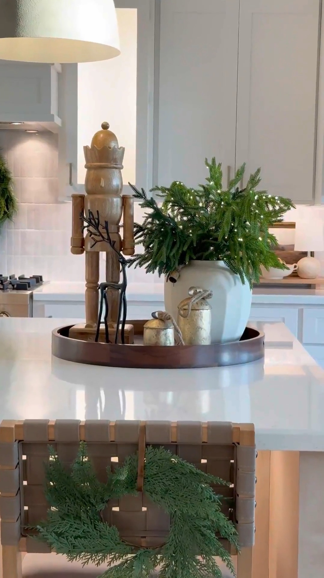 Centerpiece idea for the Holidays 🤎 Style it on your counters, dining, coffee table, or bathroom vanity! 

Shop below! 🫶🏽🎄#LTKVideo

#LTKHome #LTKHoliday #LTKSaleAlert