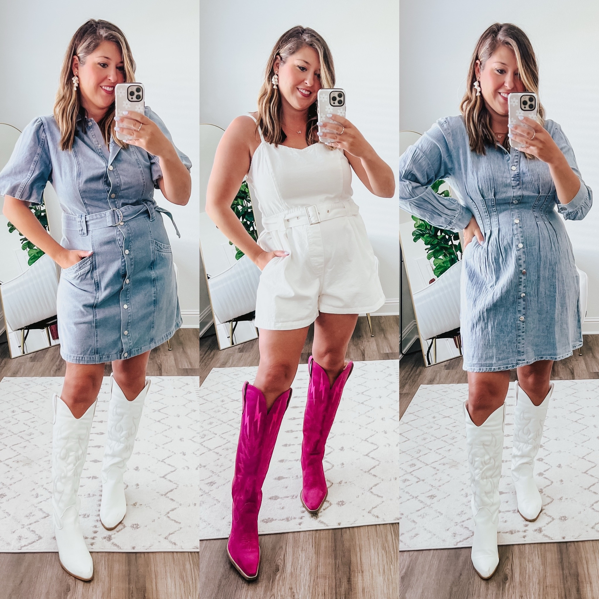 Spring country concert outfits, spring Nashville outfits, spring rodeo outfits, denim outfits 

Wearing large 

#LTKfindsunder50 #LTKstyletip #LTKmidsize