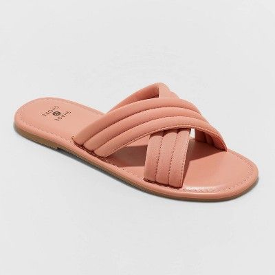 Women's Maxie Crossband Slide Sandals - Shade & Shore™ | Target