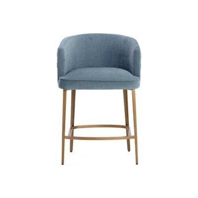 CORNELLA COUNTER STOOL - POLO CLUB STONE | Perigold