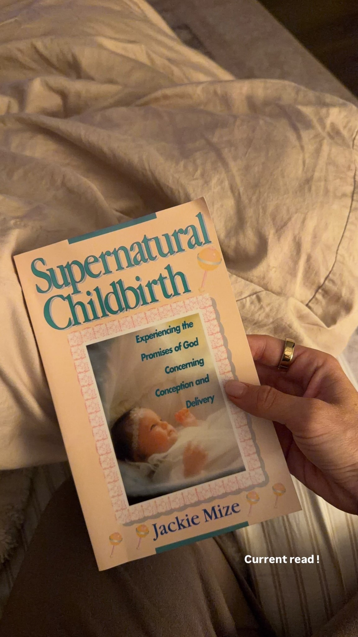 Currently reading Supernatural Childbirth by Jackie Mize!