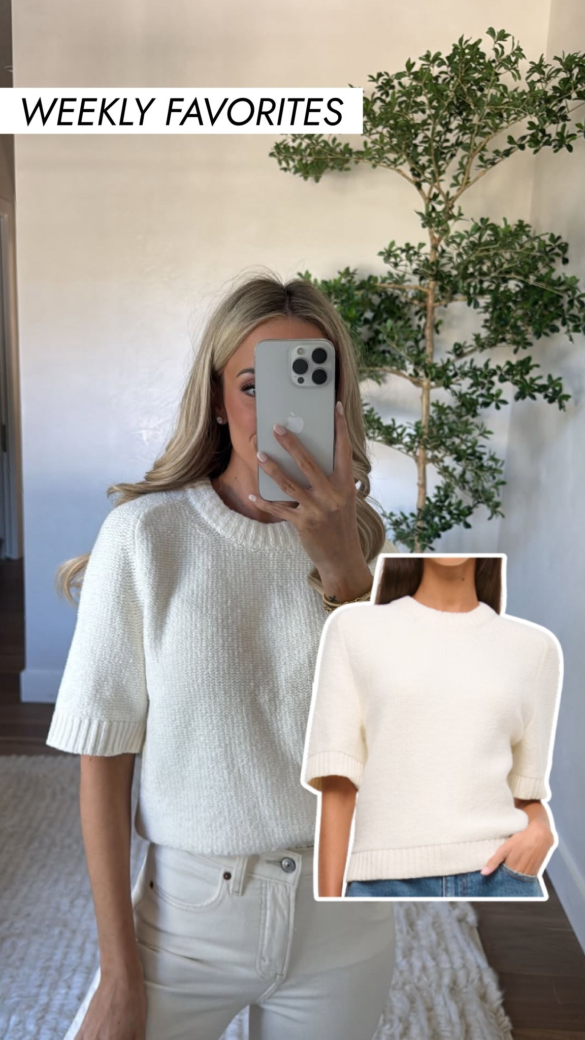 Short sleeve sweater - another warm weather fall fav! 

#LTKStyleTip #LTKSeasonal #LTKFindsUnder50