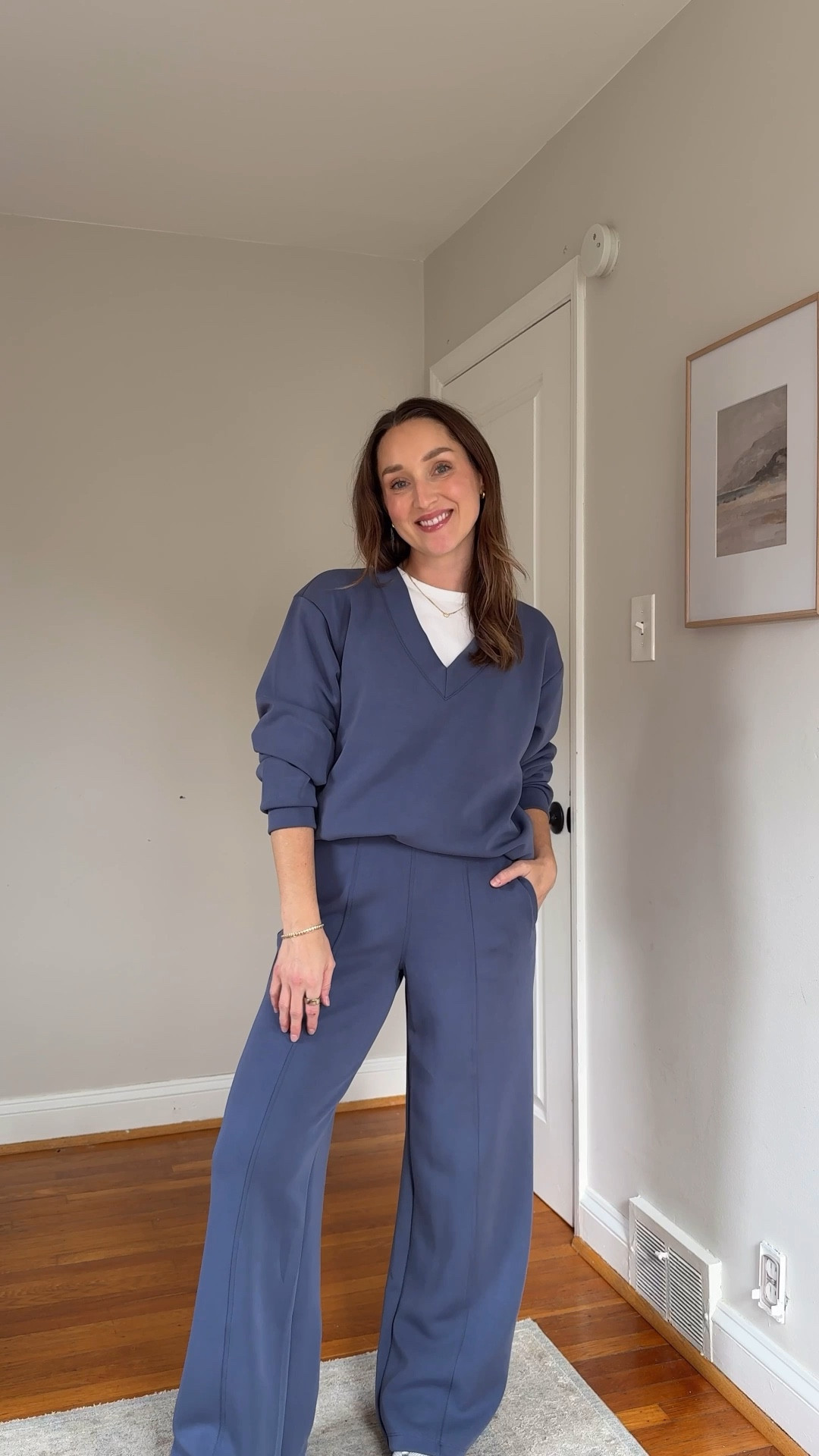 Grab this set for 40% off today only from target! Wearing a XS in the pants and S in the top. 