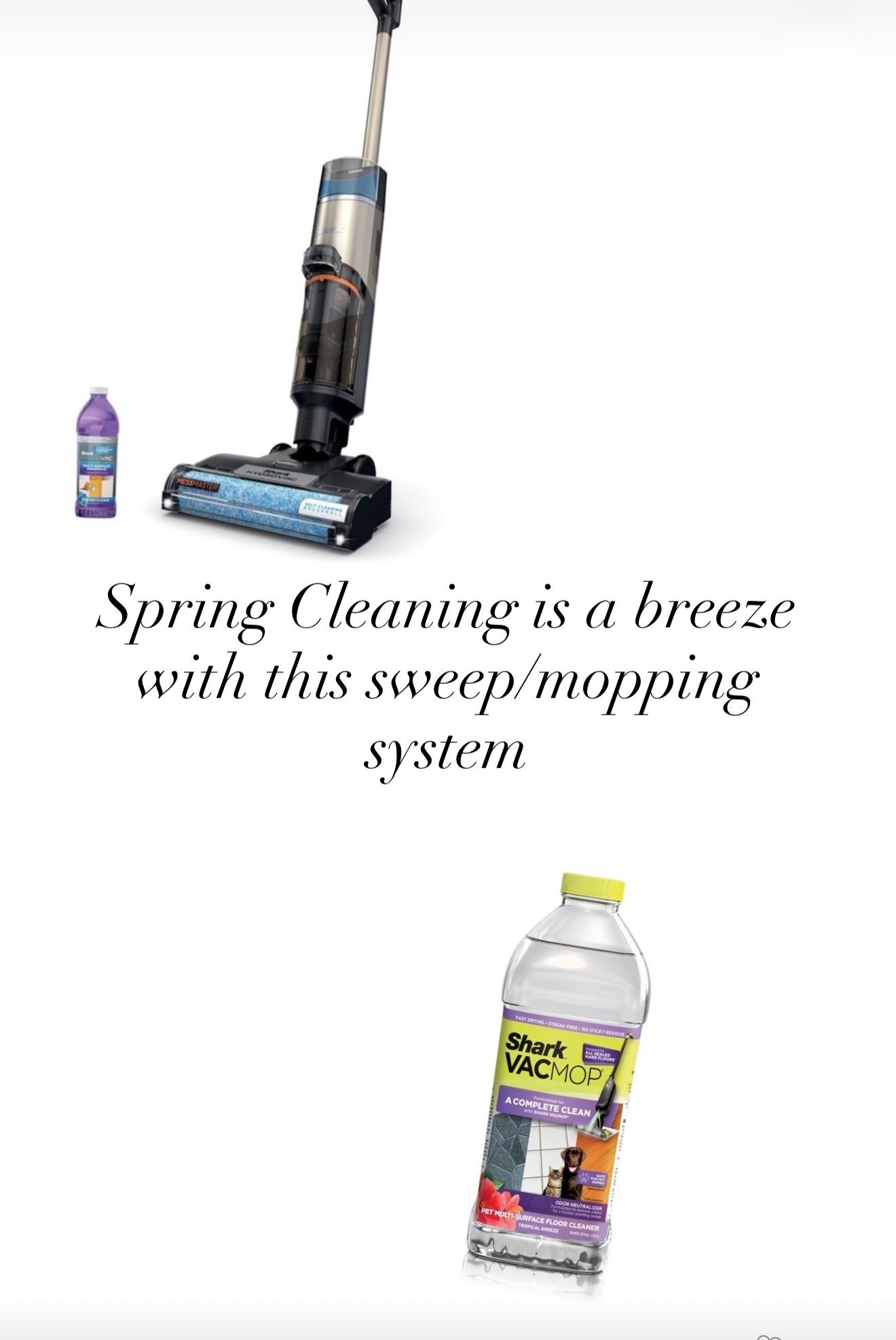 This Shark HydroVac sweeps and mops all at one time, perfect for pet owners!   


#LTKHome #LTKdayinmylife #LTKSaleAlert