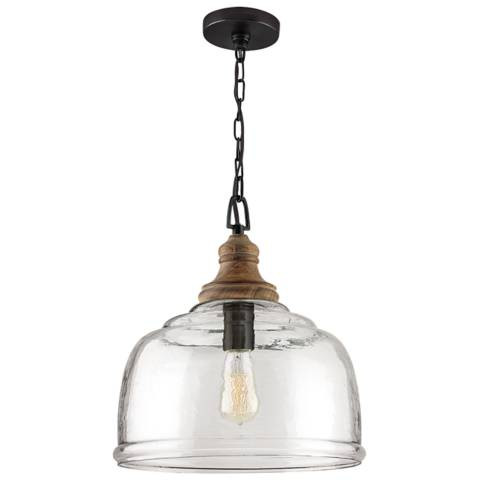 Capital Lighting Julian 14" Wide Clear Glass Dome Pendant Light - #396E8 | Lamps Plus | Lamps Plus