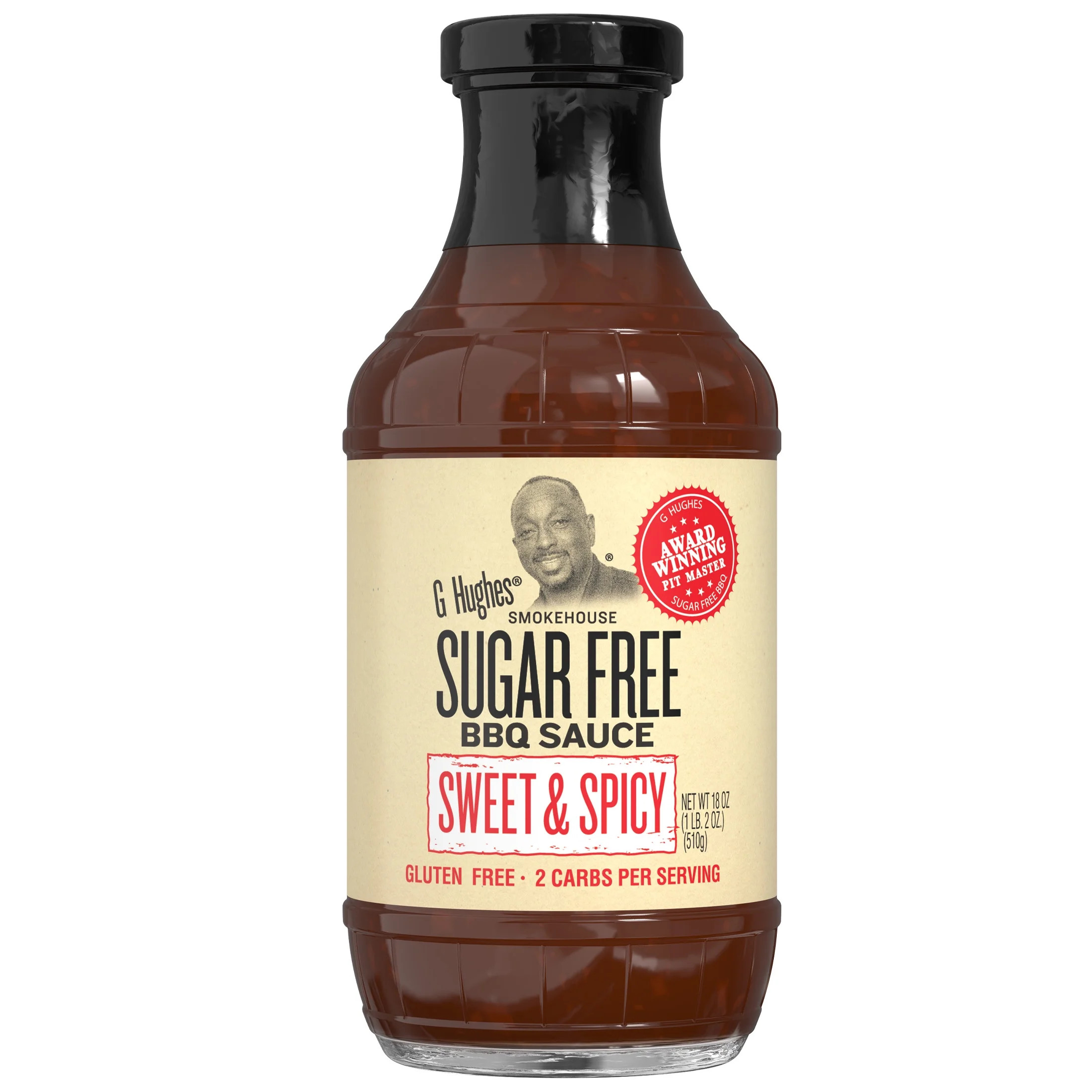 G Hughes Sugar Free Sweet & Spicy BBQ Sauce, 18 oz | Walmart (US)