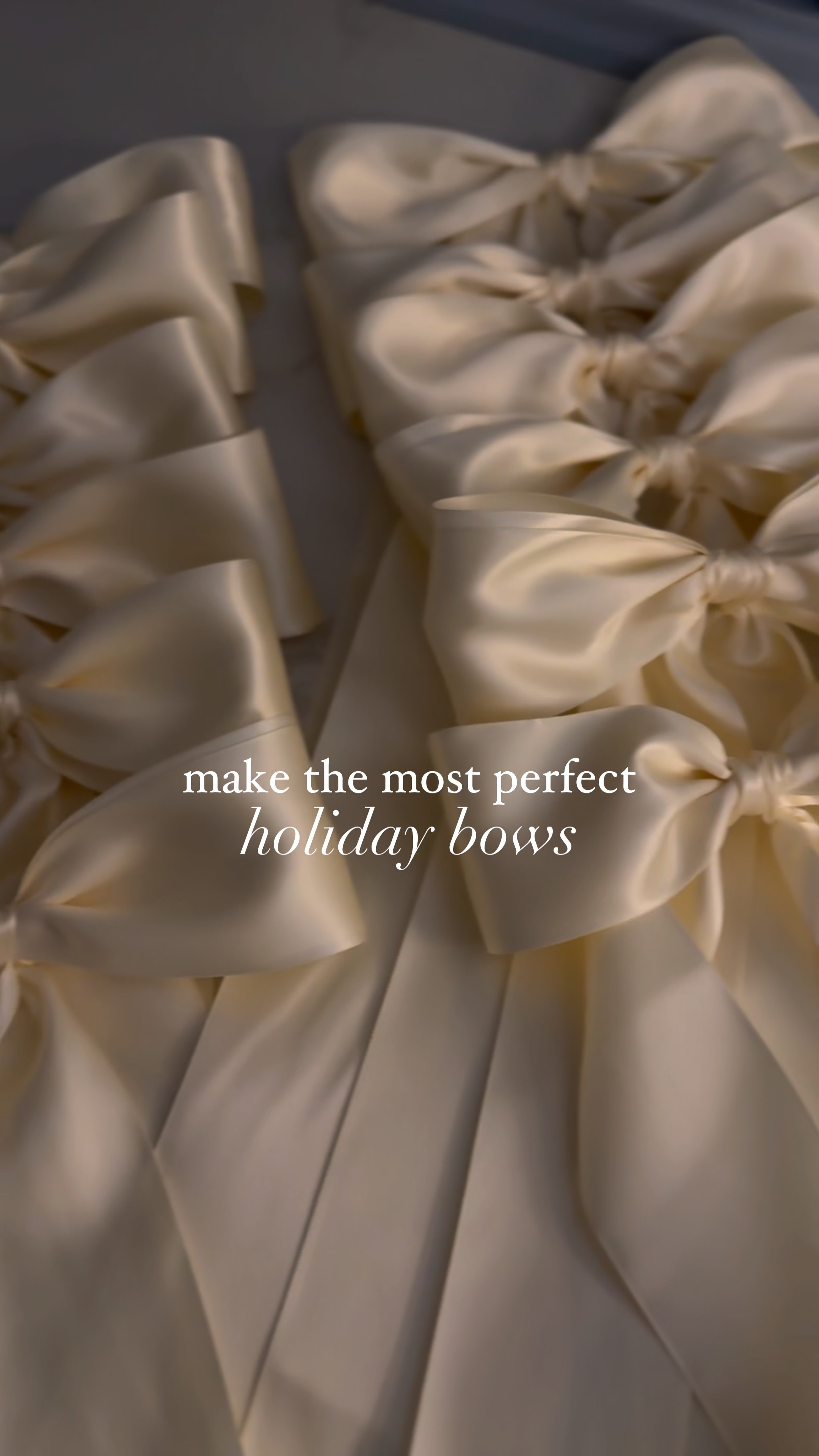 Shop my satin ribbon for my handmade bows for Christmas and watch the tutorial!  #christmasbows #bows #coquette 

#LTKWatchNow #LTKHome #LTKHoliday