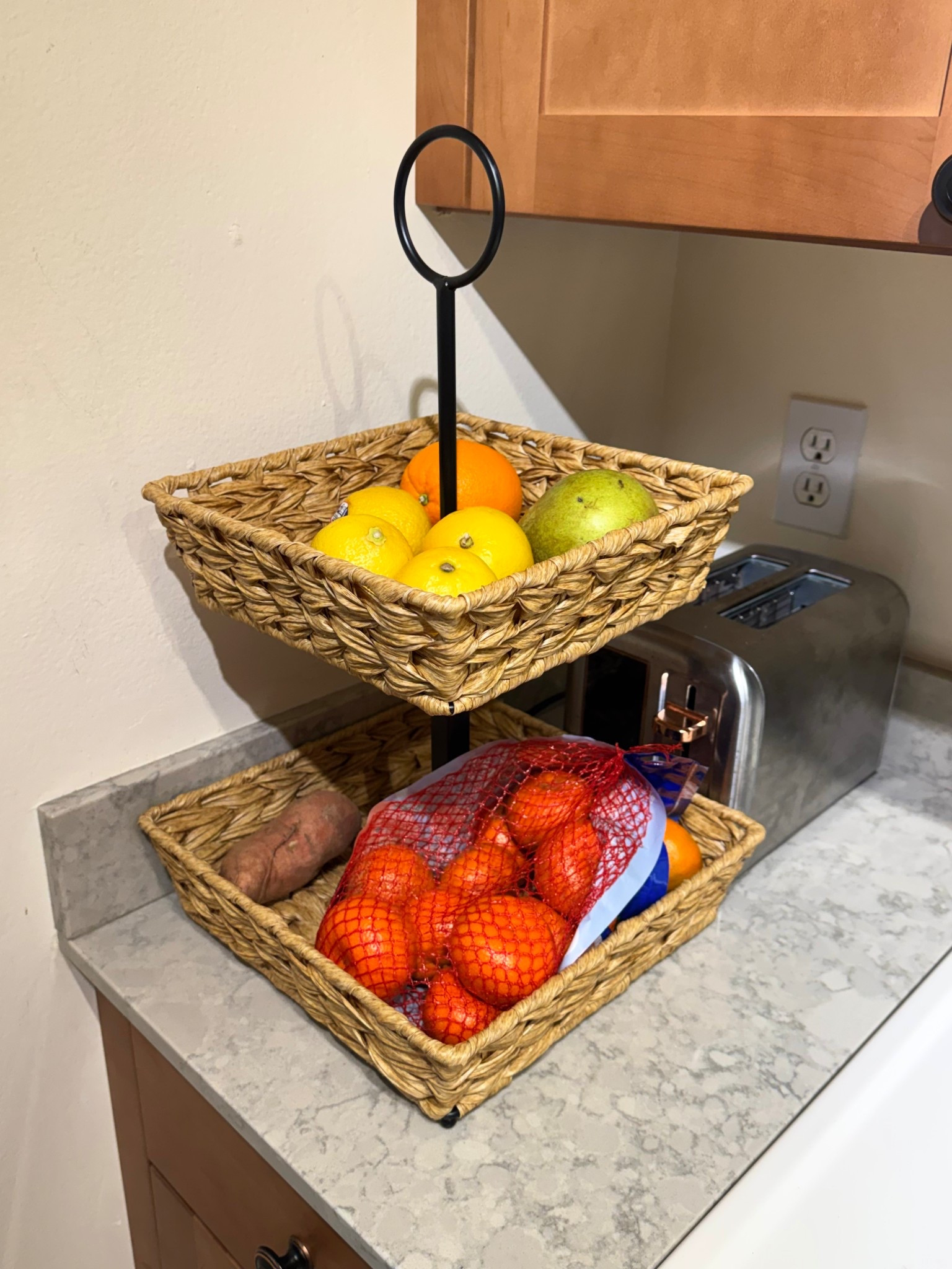 Rattan fruit basket for kitchen or dining table 

#LTKHome #LTKdayinmylife