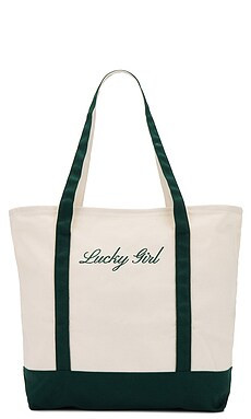 Souls. Lucky Girl Tote in Cream from Revolve.com | Revolve Clothing (Global)