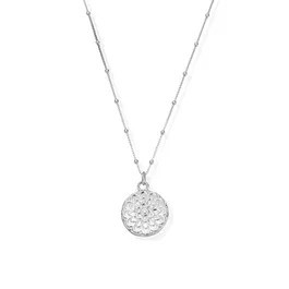 Bobble Chain Moon Flower Necklace | ChloBo