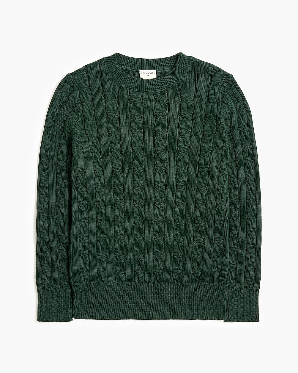 Kids' cable-knit crewneck sweater | J.Crew Factory