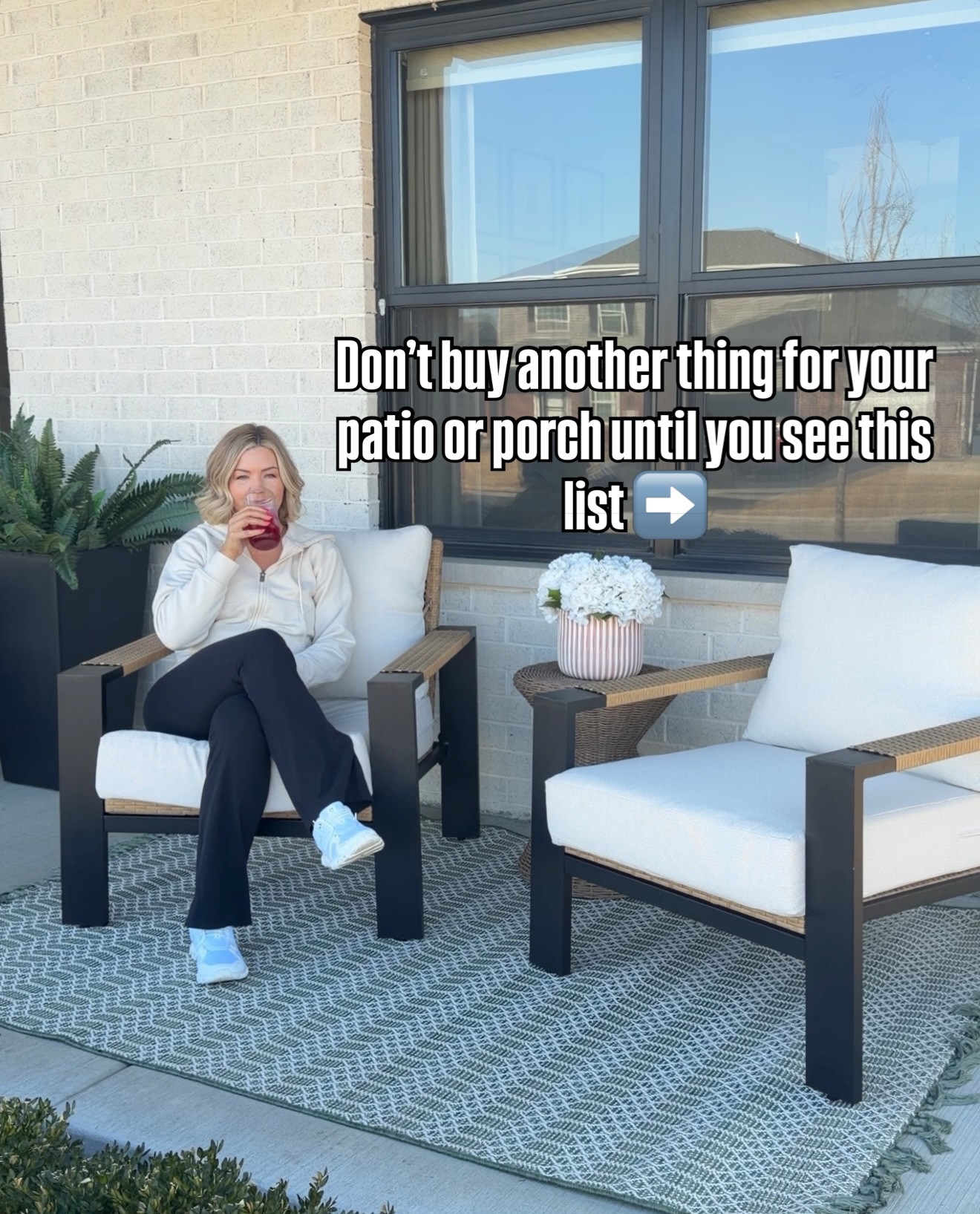 A round up of my top outdoor must haves to get your patio and porch ready for Spring! 😍🏡🌸

I just added these patio chairs to my porch and they are so comfy! And I finally found good outdoor furniture covers that stay put! 🙌 And these faux flowers all look so real, your neighbors will never know 🤭

#LTKHome #LTKSaleAlert