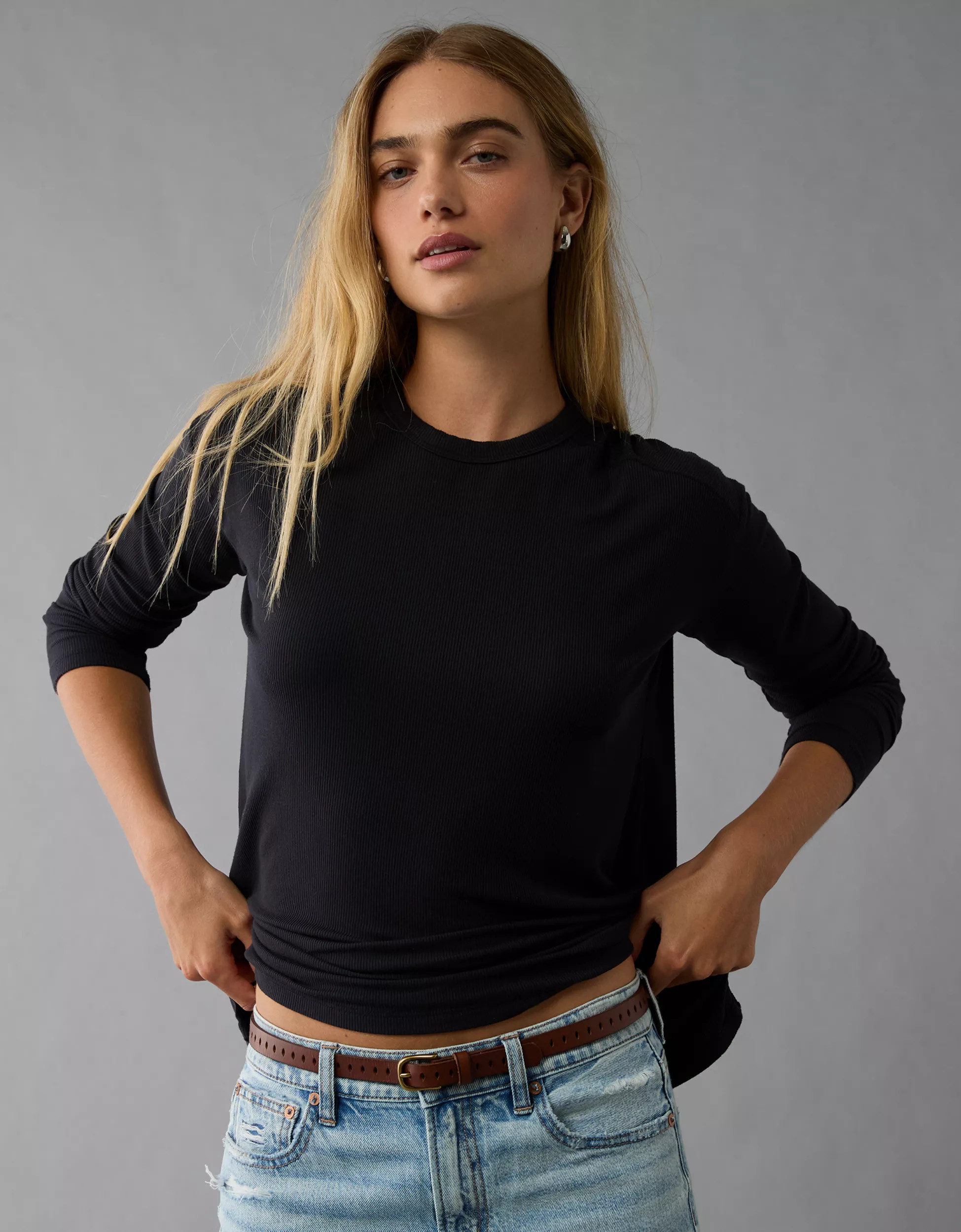 AE Soft & Sexy Long-Sleeve T-Shirt | American Eagle Outfitters (US & CA)