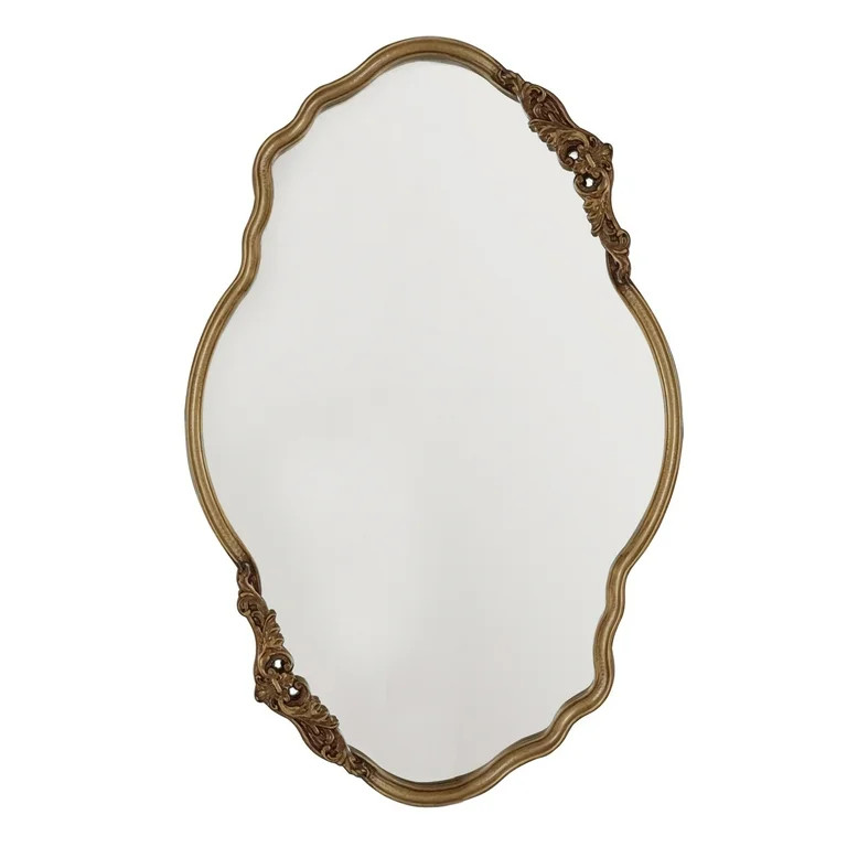 My Texas House Irregular Gold Framed Mirror 25x38 | Walmart (US)