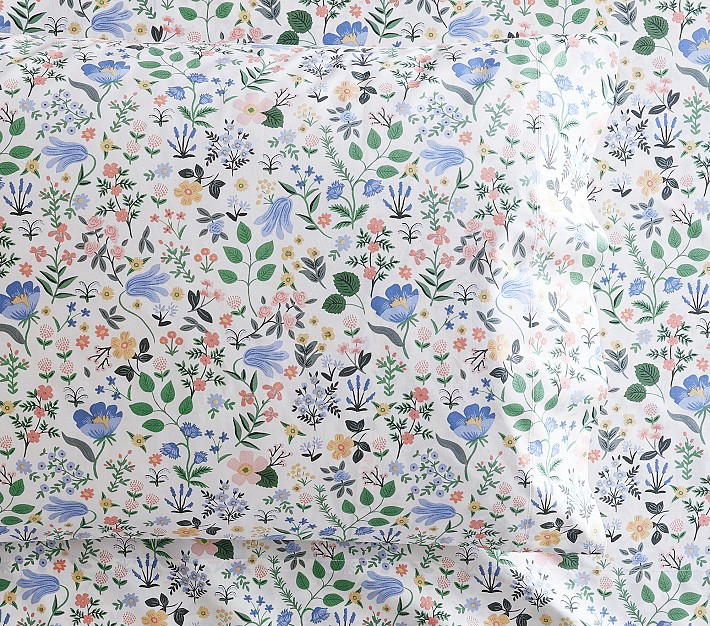 Rifle Paper Co. Bramble Fields Cream Sheet Set | Pottery Barn Kids