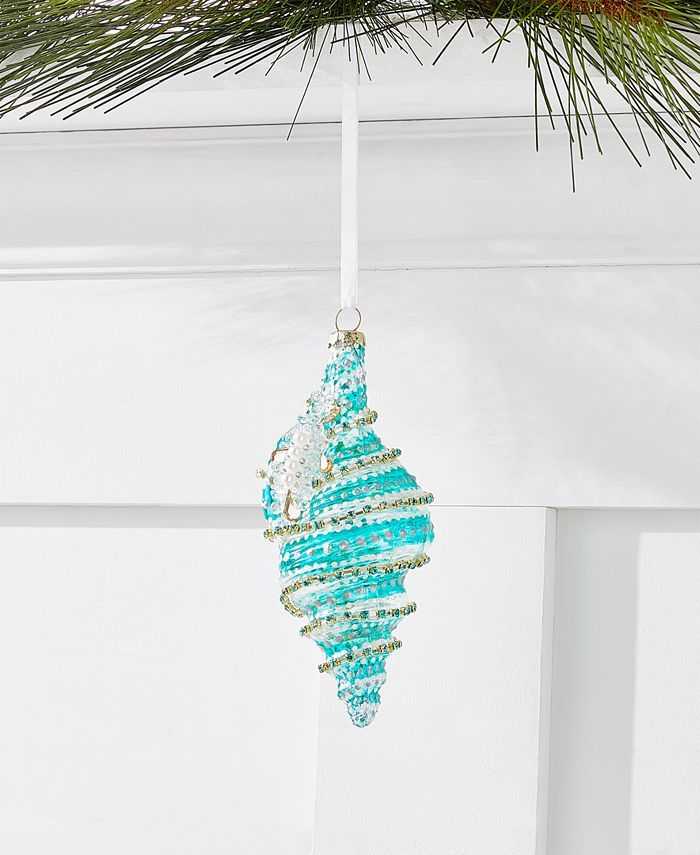 Holiday Lane At The Beach And Seaside Conch Shell Ornament, Created for Macy's & Reviews - Shop A... | Macys (US)