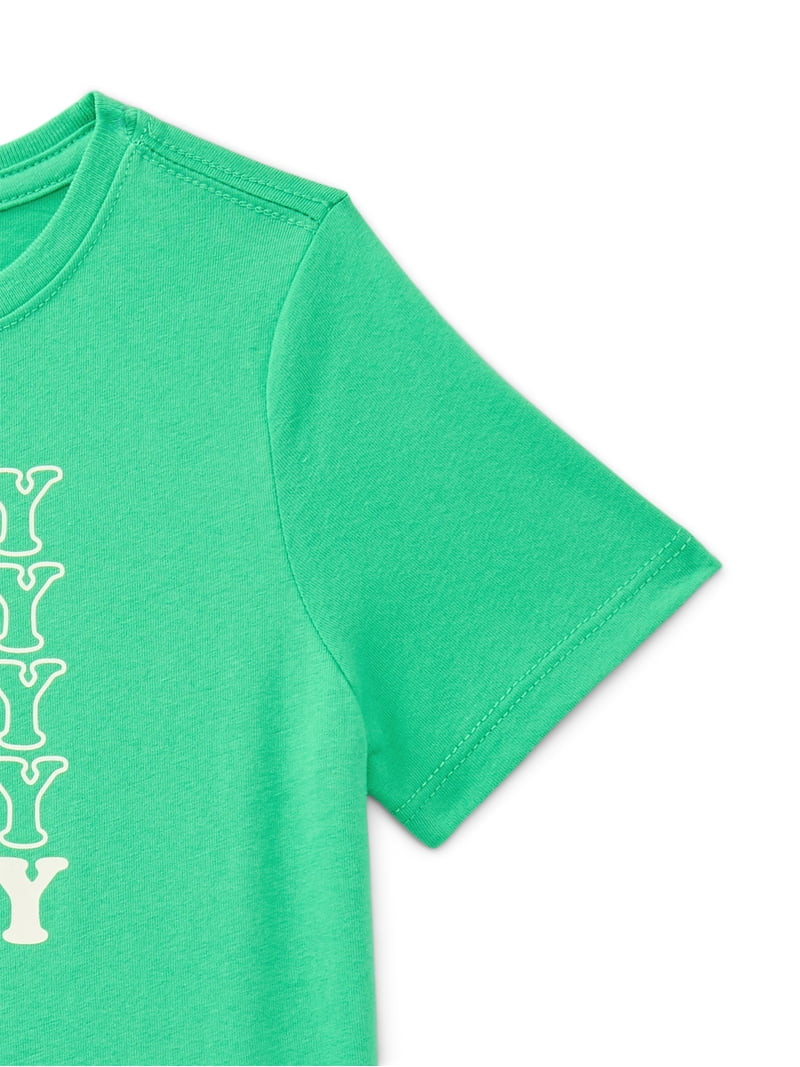 St. Patrick’s Day Toddler Boys or Girls Short Sleeve T-Shirt from Way To Celebrate, Sizes 12M-5... | Walmart (US)