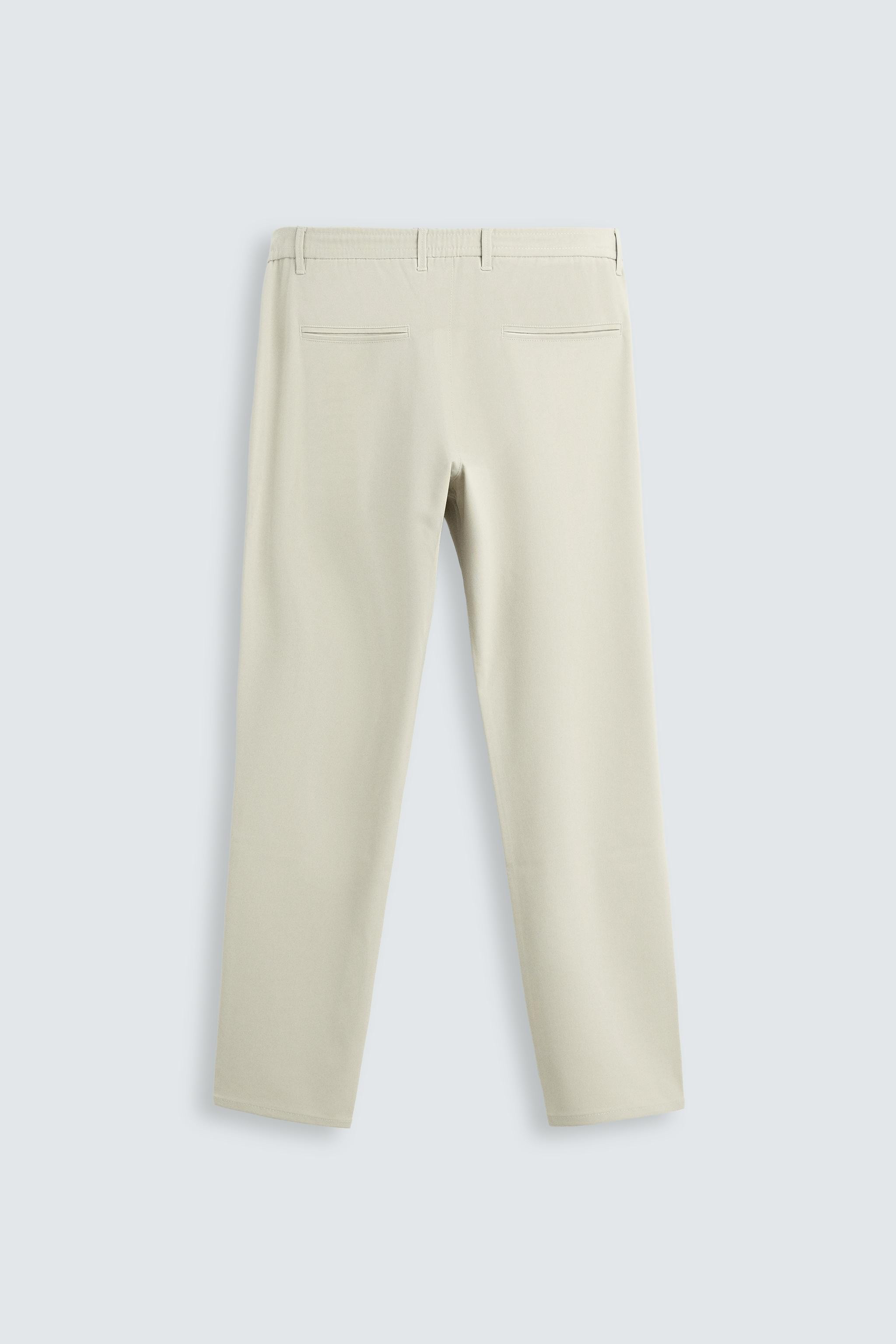 SLIM FIT STRETCH PANTS | Zara US