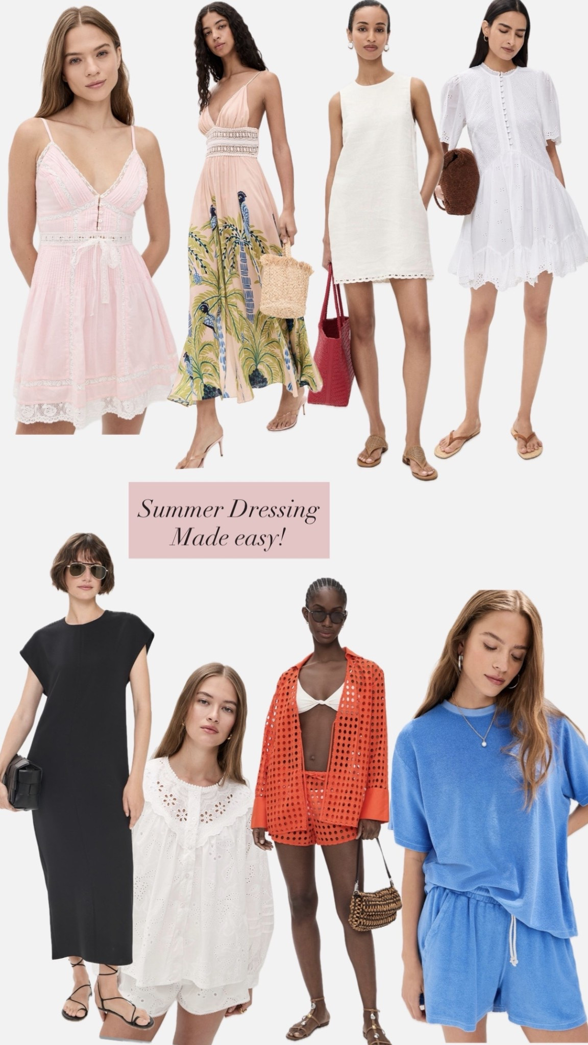 Summer dressing made easy! 4/3 Shopbop selects! 

#LTKOver40 #LTKmomlife #LTKSeasonal